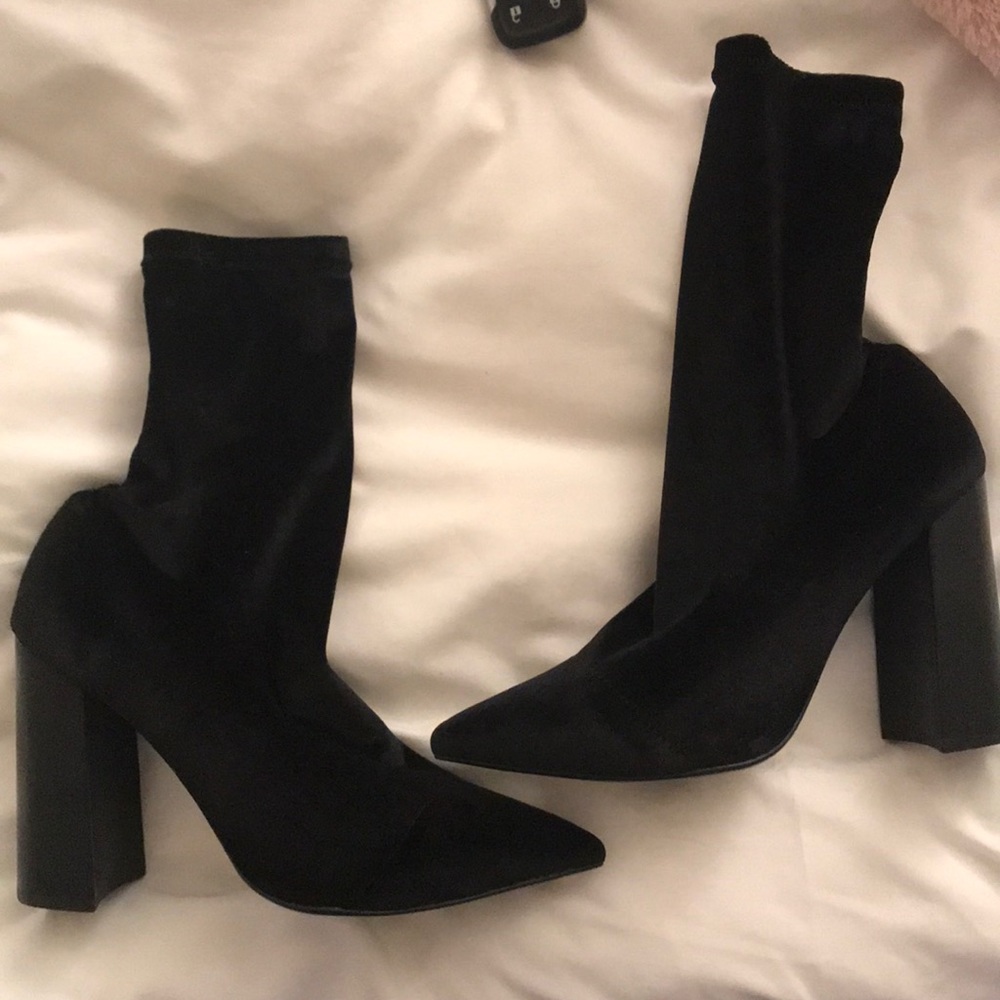 Tony Bianco Black Ankle Boots
